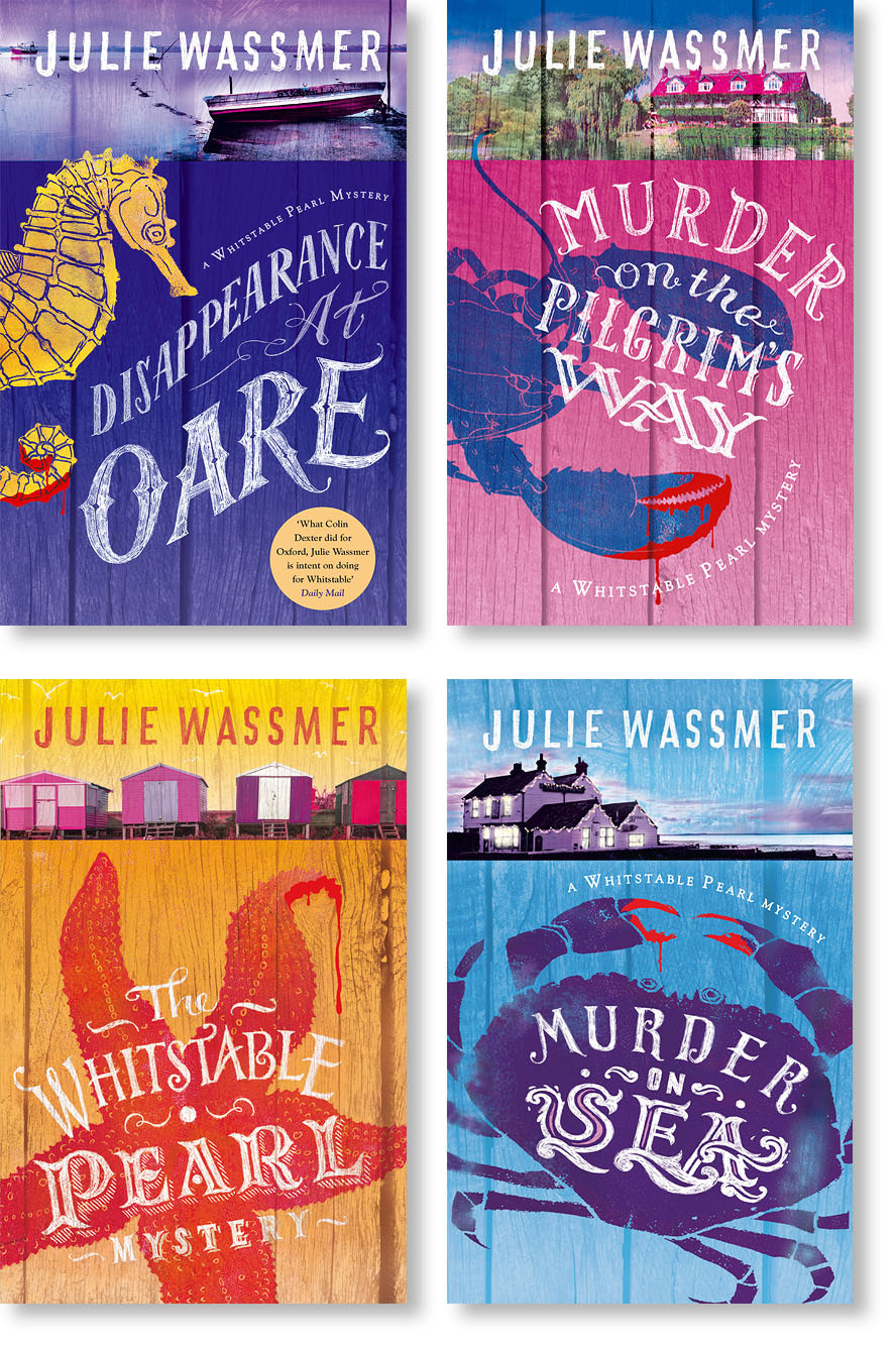 Cover design/series styling, hand lettering and illustration. For Constable Books.